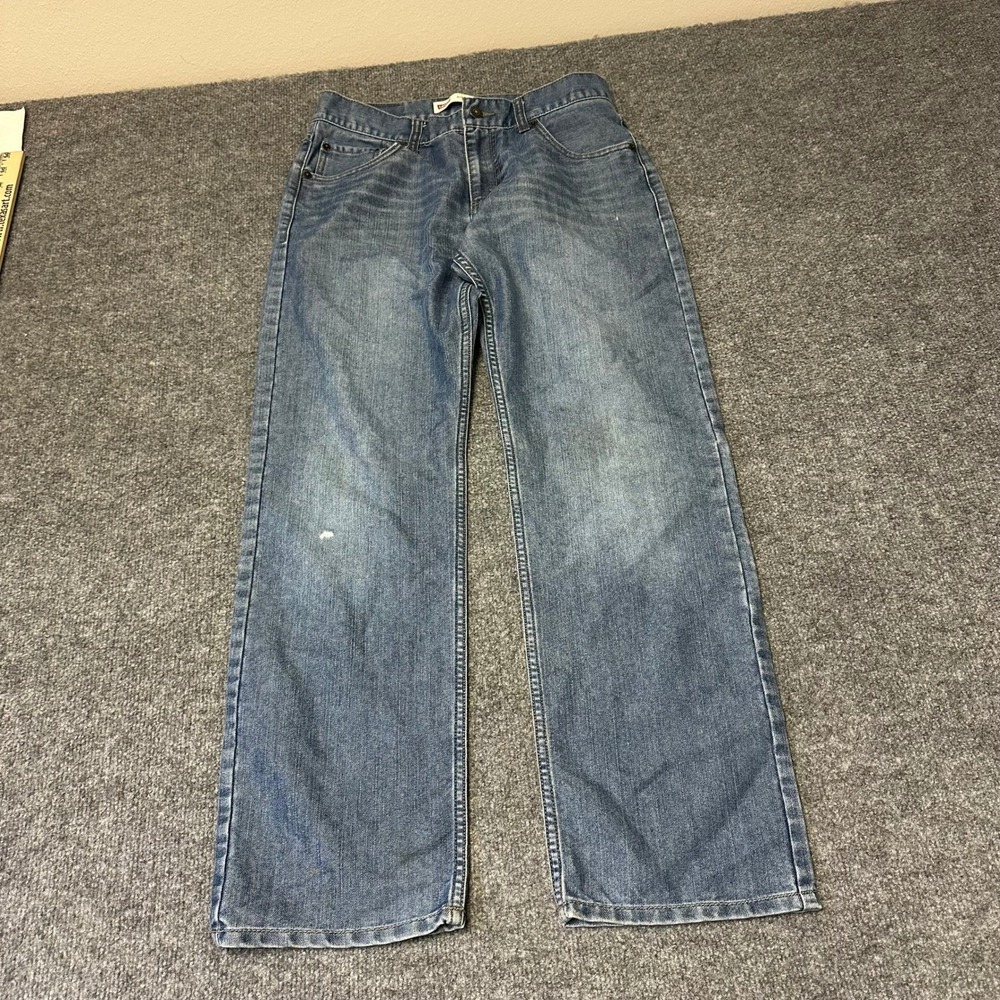 Levis Jeans Mens Size 30x30 Blue 514 Straight Leg Medium Wash Denim Casual Pants